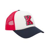 Karl Kani Retro Patch Trucker Cap Cream/Red/Navy - Must - Kork