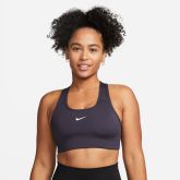 Nike Dri-FIT Swoosh Women's Medium-Support 1-Piece Pad Sports Gridiron - Lilla - Rinnahoidja