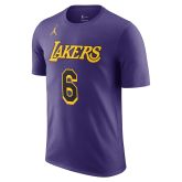 Jordan NBA Los Angeles Lakers Statement Edition Lebron James Tee - Lilla - Lühikeste varrukatega T-särk