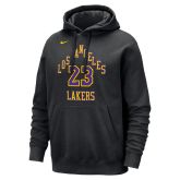 Nike NBA Los Angeles Lakers LeBron James City Edition Club Hoodie - Must - Kapuutsiga harajuku