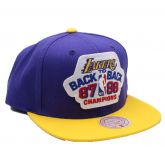 Mitchell & Ness NBA Los Angeles Lakers B2B Snapback HWC - Lilla - Kork