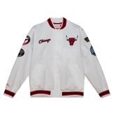 Mitchell & Ness NBA Chicago Bulls Hometown Lw Satin Jacket - Valge - Jope
