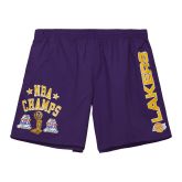 Mitchell & Ness NBA LA Lakers Team Heritage Woven Shorts - Lilla - Lühikesed püksid