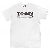 Thrasher Skate Mag T-Shirt White - Valge - Lühikeste varrukatega T-särk