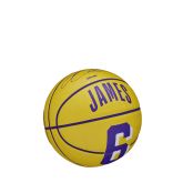 Wilson NBA Player Icon Mini Basketball LeBron James Size 3 - Kollane - Pall