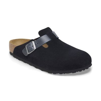 Birkenstock Boston Mixed Leather Regular Fit Blue - Sinine - Sandaalid Birkenstock Boston Mixed Leather Regular Fit Blue - Sinine - Sandaalid