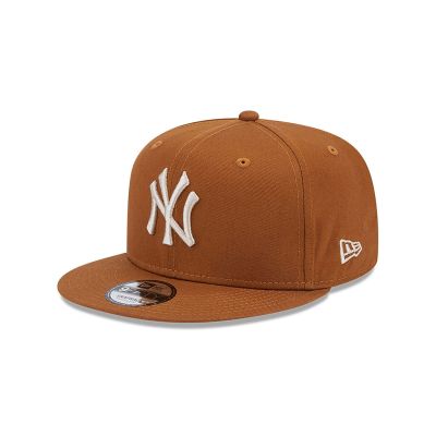 New Era New York Yankees League Essential Brown 9FIFTY Snapback Cap - Pruun - Kork