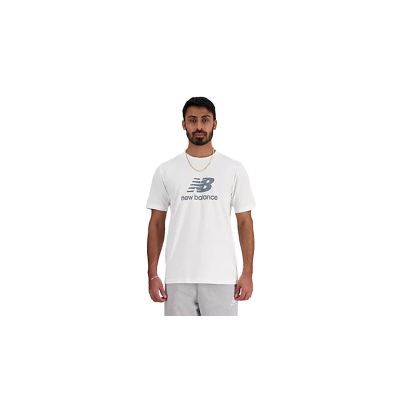 New Balance Sport Essentials Logo T-Shirt - Valge - Lühikeste varrukatega T-särk