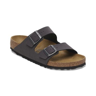 Birkenstock Arizona Birko-Flor Birkibuc Regular Fit Grey - Hall - Sandaalid Birkenstock Arizona Birko-Flor Birkibuc Regular Fit Grey - Hall - Sandaalid