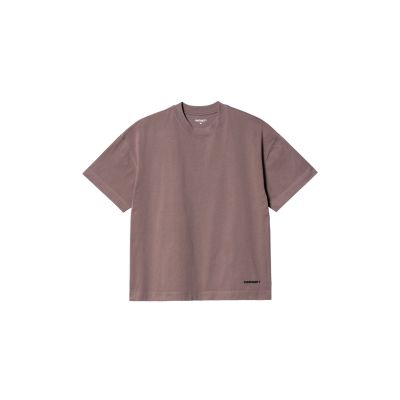Carhartt WIP S/S Link Script T-Shirt Lupinus - Lilla - Lühikeste varrukatega T-särk