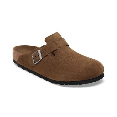 Birkenstock Boston Soft Footbed Suede Leather Regular Fit Brown - Pruun - Sandaalid Birkenstock Boston Soft Footbed Suede Leather Regular Fit Brown - Pruun - Sandaalid