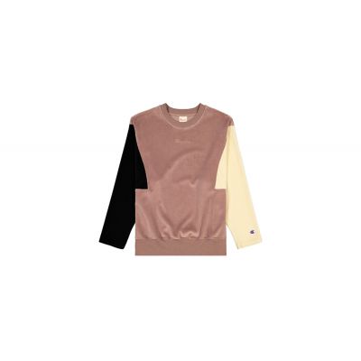 Champion Velour Colour Block Sweatshirt - Mitmevärviline - Kapuutsiga harajuku