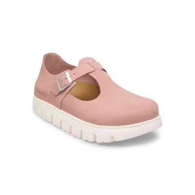 Birkenstock Paris Chunky Suede Leather Narrow Fit Pink Clay - Roosa - Sandaalid Birkenstock Paris Chunky Suede Leather Narrow Fit Pink Clay - Roosa - Sandaalid
