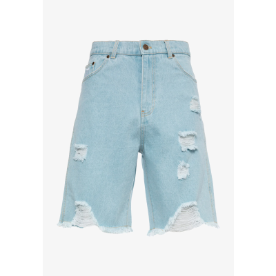 Karl Kani OG Heavy Distressed Denim Shorts Bleached Blue - Sinine - Lühikesed püksid