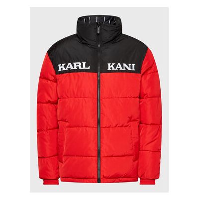 Karl Kani Retro Block Reversible Puffer Jacket Red/Black/White - Punane - Jope
