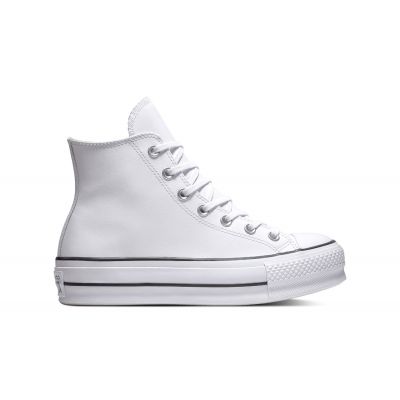 Converse Chuck Taylor All Star Platform Leather High-Top - Valge - Tossud