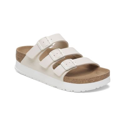 Birkenstock Florida III PAP Flex Platform Birko-Flor Narrow Fit Offwhite - Pruun - Sandaalid Birkenstock Florida III PAP Flex Platform Birko-Flor Narrow Fit Offwhite - Pruun - Sandaalid