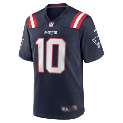 Nike Game Jersey Home New England Patriots Drake Maye - Sinine - Jersey Nike Game Jersey Home New England Patriots Drake Maye - Sinine - Jersey