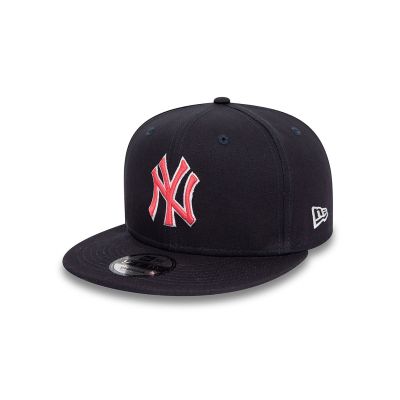 New Era New York Yankees MLB Outline Navy 9FIFTY Adjustable Cap - Hall - Kork
