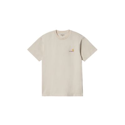 Carhartt WIP S/S American Script T-Shirt Natural - Pruun - Lühikeste varrukatega T-särk