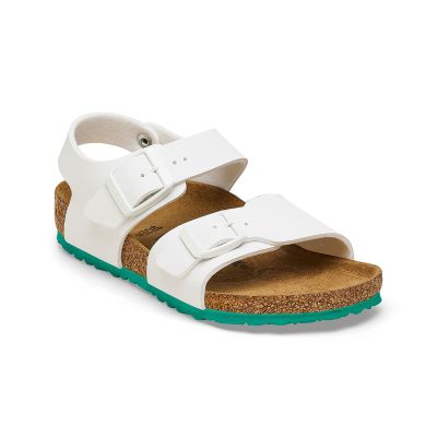 Birkenstock New York Kids BS Birko-Flor Narrow Fit White - Valge - Sandaalid Birkenstock New York Kids BS Birko-Flor Narrow Fit White - Valge - Sandaalid