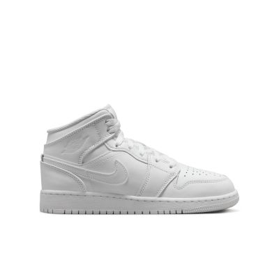 Air Jordan 1 Mid Big Kids' Shoes White - Valge - Tossud Air Jordan 1 Mid Big Kids' Shoes White - Valge - Tossud