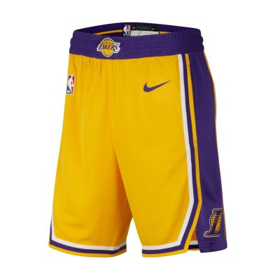 Nike Los Angeles Lakers Icon Edition Men's NBA Swingman Shorts Amarillo - Kollane - Lühikesed püksid Nike Los Angeles Lakers Icon Edition Men's NBA Swingman Shorts Amarillo - Kollane - Lühikesed püksid