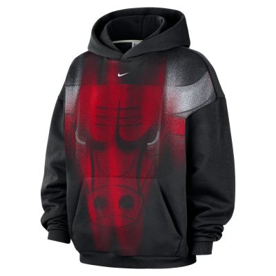 Nike Chicago Bulls Standard Issue Men's Fleece Basketball Hoodie Black - Must - Kapuutsiga harajuku Nike Chicago Bulls Standard Issue Men's Fleece Basketball Hoodie Black - Must - Kapuutsiga harajuku