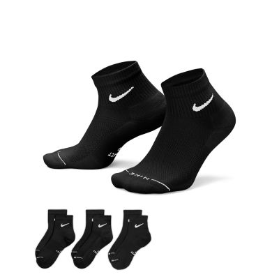 Nike Everyday Elevated Ankle Socks Black (3 Pairs) - Must - Sokid Nike Everyday Elevated Ankle Socks Black (3 Pairs) - Must - Sokid