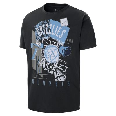 Nike NBA Memphis Grizzlies Courtside Vintage Tee Black - Must - Lühikeste varrukatega T-särk Nike NBA Memphis Grizzlies Courtside Vintage Tee Black - Must - Lühikeste varrukatega T-särk