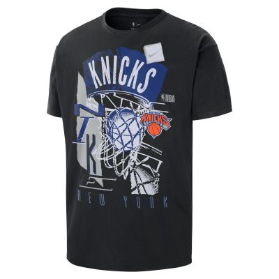 Nike NBA New York Knicks Courtside Vintage Tee - Must - Lühikeste varrukatega T-särk Nike NBA New York Knicks Courtside Vintage Tee - Must - Lühikeste varrukatega T-särk