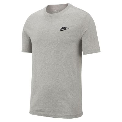 Nike Sportswear Club Tee Heather Grey - Hall - Lühikeste varrukatega T-särk