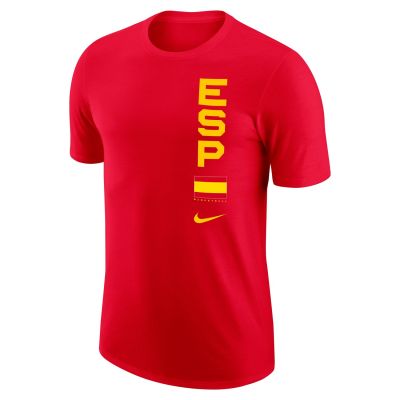 Nike Dri-FIT Spain Team Tee - Punane - Lühikeste varrukatega T-särk