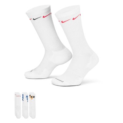 Nike Everyday Plus Cushioned 3-Pack Socks Multi-Color - Valge - Sokid