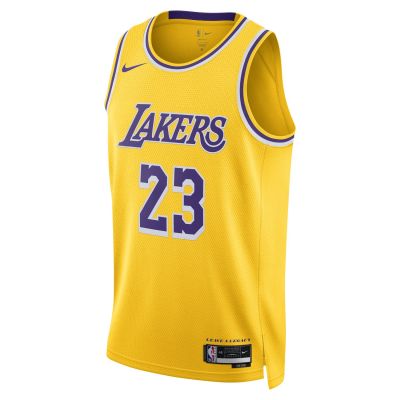 Nike Dri-FIT Los Angeles Lakers LeBron James Icon Edition 2022/23 Swingman Jersey Amarillo - Kollane - Jersey