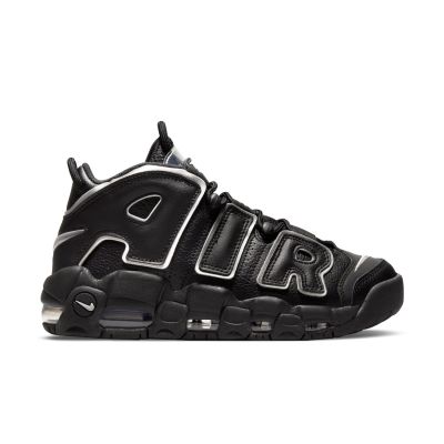 Nike Air More Uptempo '96 "Black Metallic Silver" Wmns - Must - Tossud
