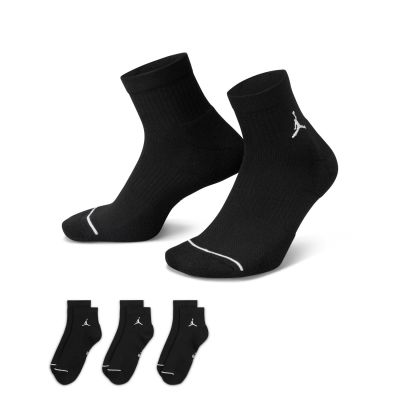 Jordan Everyday Ankle Socks 3-Pack Black - Must - Sokid