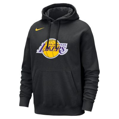 Nike Los Angeles Lakers Club Pullover Hoodie Black - Must - Kapuutsiga harajuku