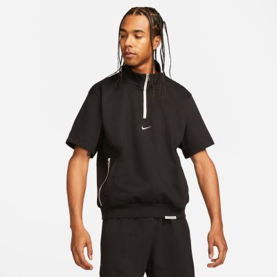 Nike Dri-FIT Standard Issue 1/4 Basketball Top Black - Must - Lühikeste varrukatega T-särk
