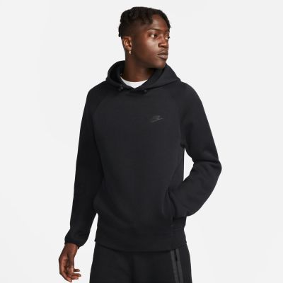 Nike Sportswear Tech Fleece Pullover Hoodie Black - Must - Kapuutsiga harajuku