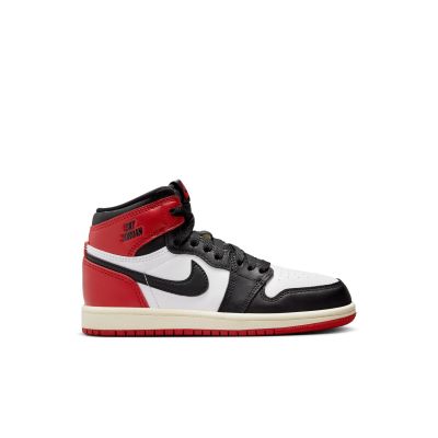 Air Jordan 1 Retro High OG "Black Toe" (PS) - Valge - Tossud