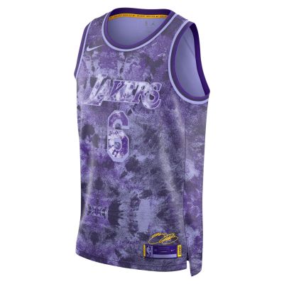 Nike Dri-FIT NBA LeBron James Los Angeles Lakers 2022/23 Select Series Swingman Jersey Purple Pulse - Lilla - Jersey