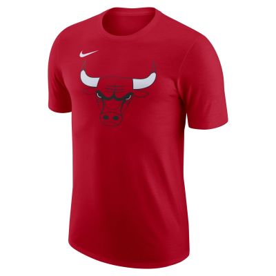 Nike NBA Chicago Bulls Essential Logo Tee - Punane - Lühikeste varrukatega T-särk