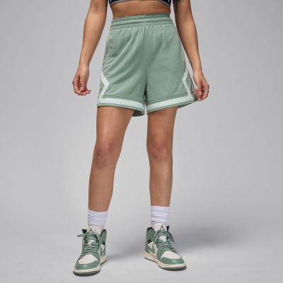 Jordan Sport Wmns 4" Diamond Shorts Jade Smoke - Roheline - Lühikesed püksid