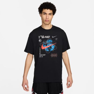 Nike Max90 Basketball Tee Black - Must - Lühikeste varrukatega T-särk