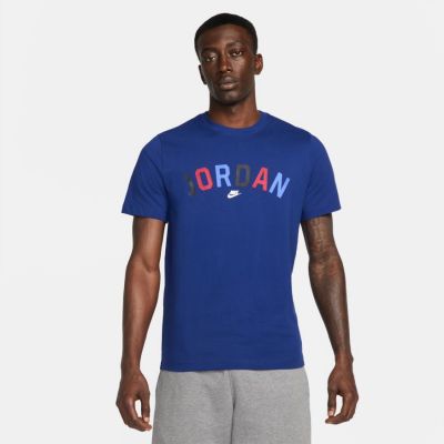 Jordan Sport DNA Wordmark Tee - Sinine - Lühikeste varrukatega T-särk