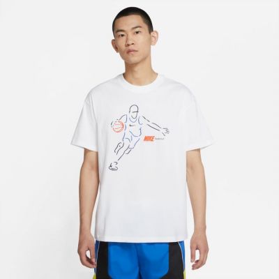 Nike Basketball Tee - Valge - Lühikeste varrukatega T-särk
