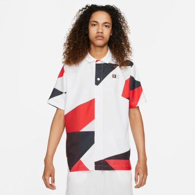 Jordan Quai 54 Printed Shooting Shirt - Valge - Lühikeste varrukatega T-särk Jordan Quai 54 Printed Shooting Shirt - Valge - Lühikeste varrukatega T-särk