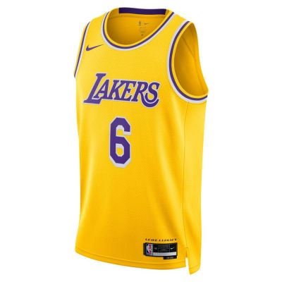 Nike Dri-FIT NBA Los Angeles Lakers Icon Edition 2022/23 Swingman Jersey - Kollane - Jersey