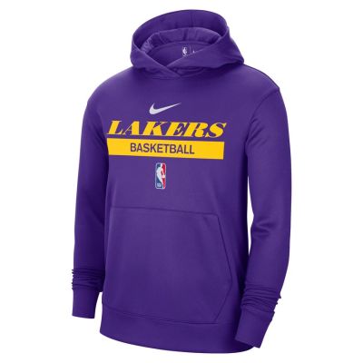 Nike Dri-FIT NBA Los Angeles Lakers Spotlight Pullover Hoodie - Lilla - Kapuutsiga harajuku